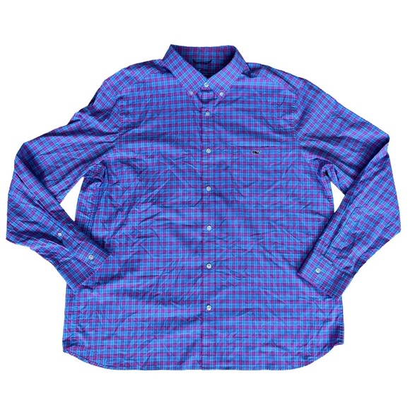 Vineyard Vines Other - Vineyard Vines On-The-Go Performance shirt - Plaid - Size XL